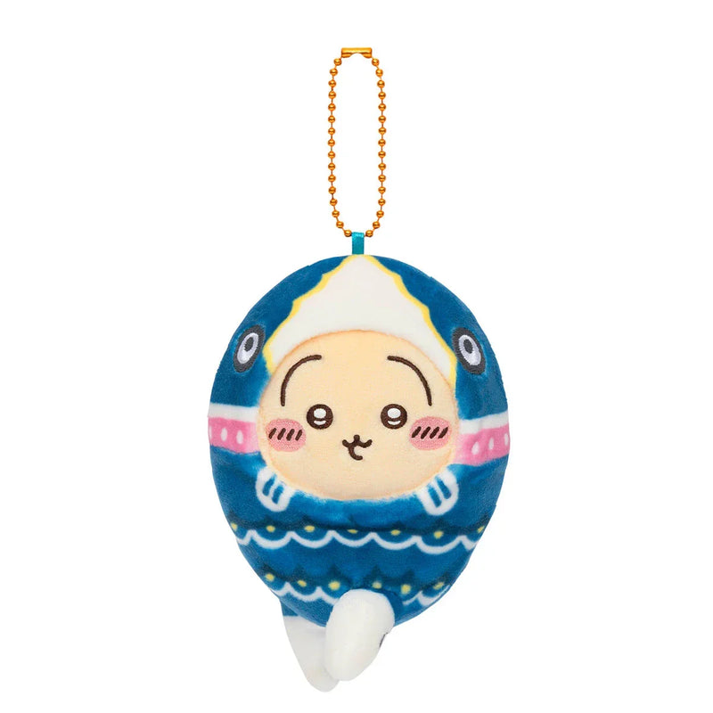 Gray Parka Service Chiikawa: Chiikawa Carp Streamer Plush Mascot Keychain: Usagi - Kidultverse