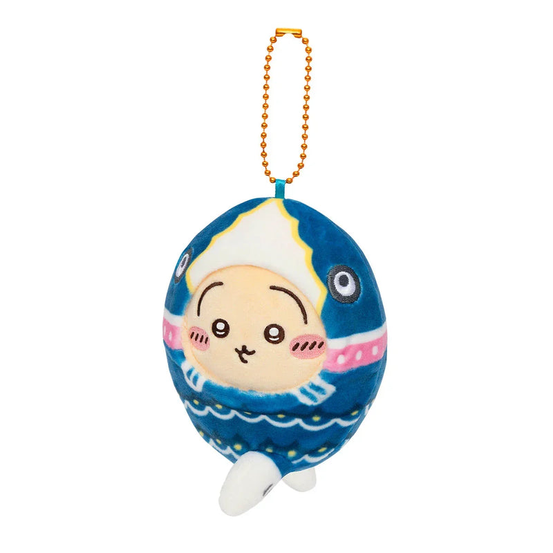 Gray Parka Service Chiikawa: Chiikawa Carp Streamer Plush Mascot Keychain: Usagi - Kidultverse