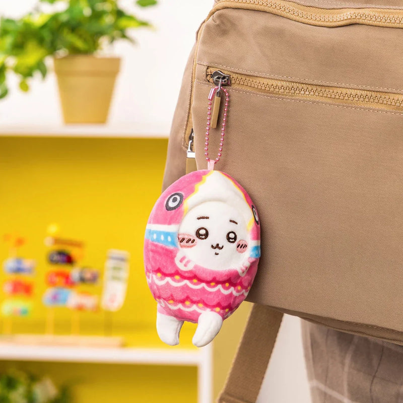 Gray Parka Service Chiikawa: Chiikawa Carp Streamer Plush Mascot Keychain: Usagi - Kidultverse