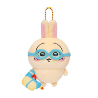 Gray Parka Service Chiikawa: Chiikawa Goggle Plush Mascot Keychain: Usagi - Kidultverse