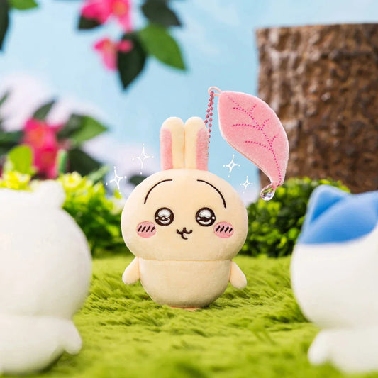 Gray Parka Service Chiikawa: Clear-Eyed Plush Mascot Keychain: Usagi - Kidultverse