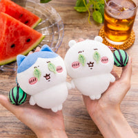 Gray Parka Service Chiikawa: Is This Watermelon Splitting? Plush Mascot Keychain: Usagi - Kidultverse