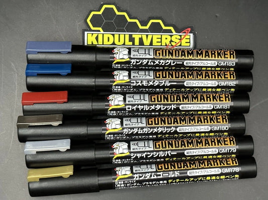 GSI Creos Mr Hobby Gundam Marker GMS-126 Fine Edge Set 2 - Kidultverse