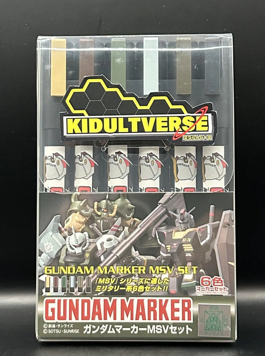 GSI Creos Mr Hobby Gundam Marker GMS-127 MSV Set - Kidultverse