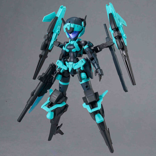 30MM 1/144 EXM-H15X Acerby – action pose with wings and rifle deployed