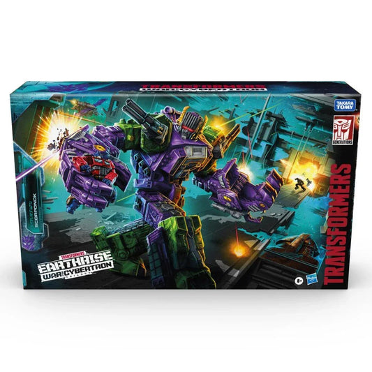 Hasbro Transformers Toys Generations War for Cybertron: Earthrise Titan WFC-E25 Scorponok Triple Changer - Kidultverse