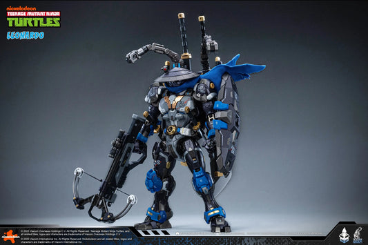 HeatBoys Teenage Mutant Ninja Turtles (TMNT) Leonardo Mecha Robot Action Figure [40th Anniversary Ver.] - Kidultverse