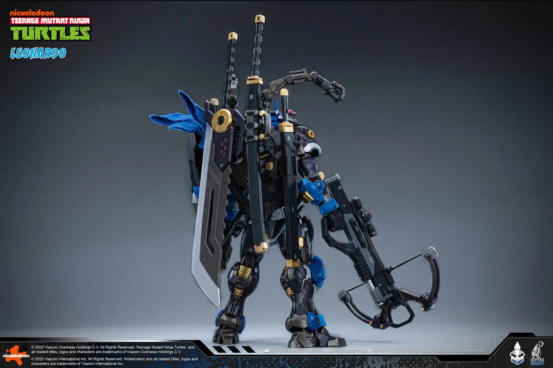 HeatBoys Teenage Mutant Ninja Turtles (TMNT) Leonardo Mecha Robot Action Figure [40th Anniversary Ver.] - Kidultverse