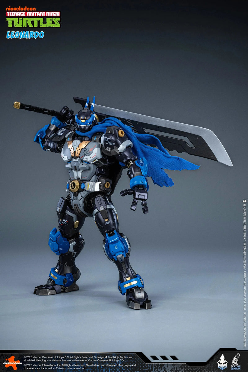 HeatBoys Teenage Mutant Ninja Turtles (TMNT) Leonardo Mecha Robot Action Figure [40th Anniversary Ver.] - Kidultverse