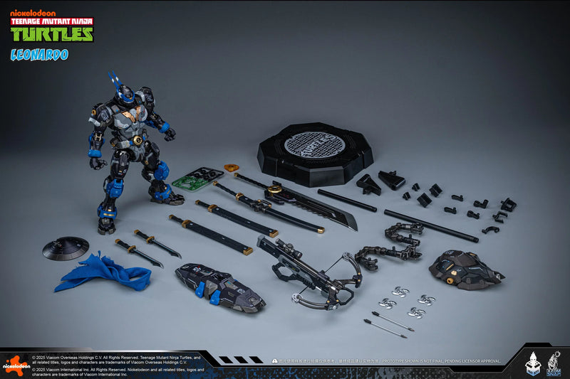 HeatBoys Teenage Mutant Ninja Turtles (TMNT) Leonardo Mecha Robot Action Figure [40th Anniversary Ver.] - Kidultverse