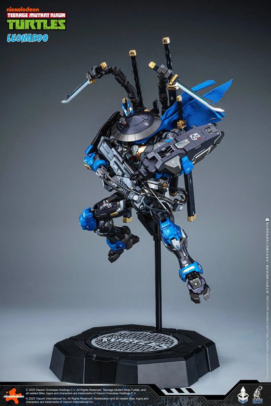 HeatBoys Teenage Mutant Ninja Turtles (TMNT) Leonardo Mecha Robot Action Figure [40th Anniversary Ver.] - Kidultverse