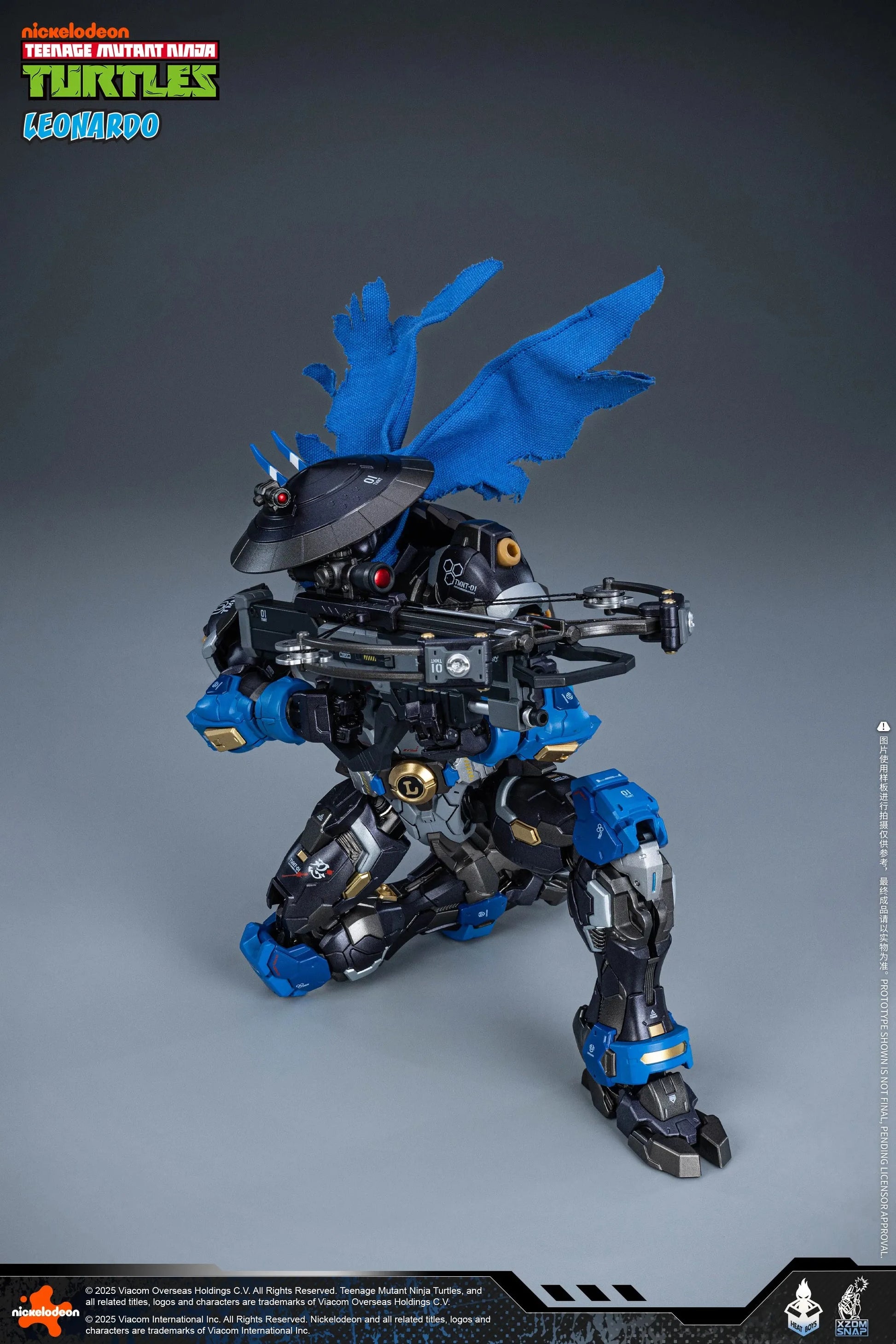 HeatBoys Teenage Mutant Ninja Turtles (TMNT) Leonardo Mecha Robot Action Figure [40th Anniversary Ver.] - Kidultverse