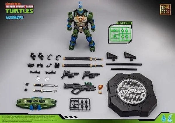 HeatBoys Teenage Mutant Ninja Turtles (TMNT) Leonardo Mecha Robot Action Figure - Kidultverse