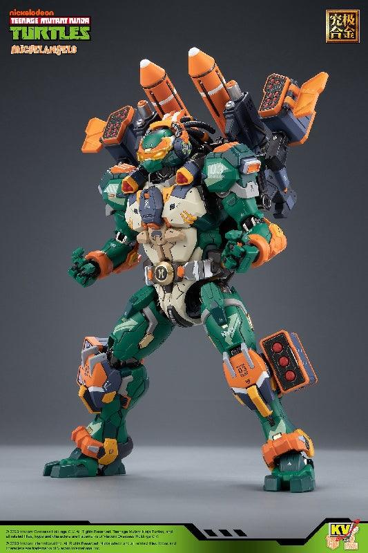 HeatBoys Teenage Mutant Ninja Turtles (TMNT) Michelangelo Mecha Robot Action Figure - Kidultverse