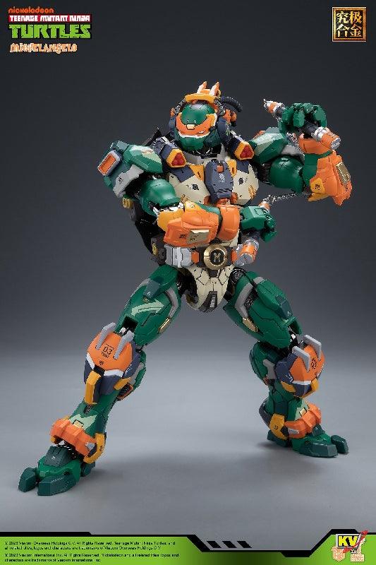 HeatBoys Teenage Mutant Ninja Turtles (TMNT) Michelangelo Mecha Robot Action Figure - Kidultverse