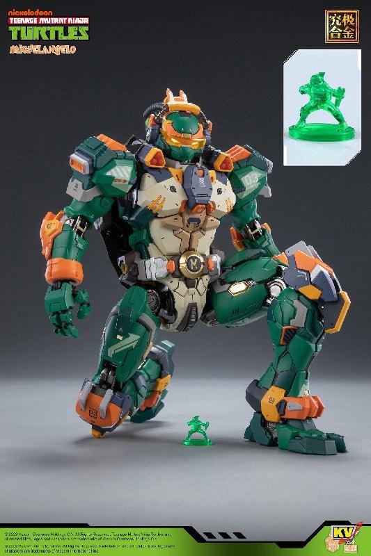 HeatBoys Teenage Mutant Ninja Turtles (TMNT) Michelangelo Mecha Robot Action Figure - Kidultverse