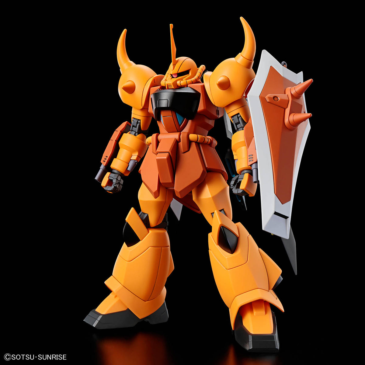 HGCE 1/144 No.269 ZGMF-X2000 Gouf Ignited – front three-quarter view with shield raised