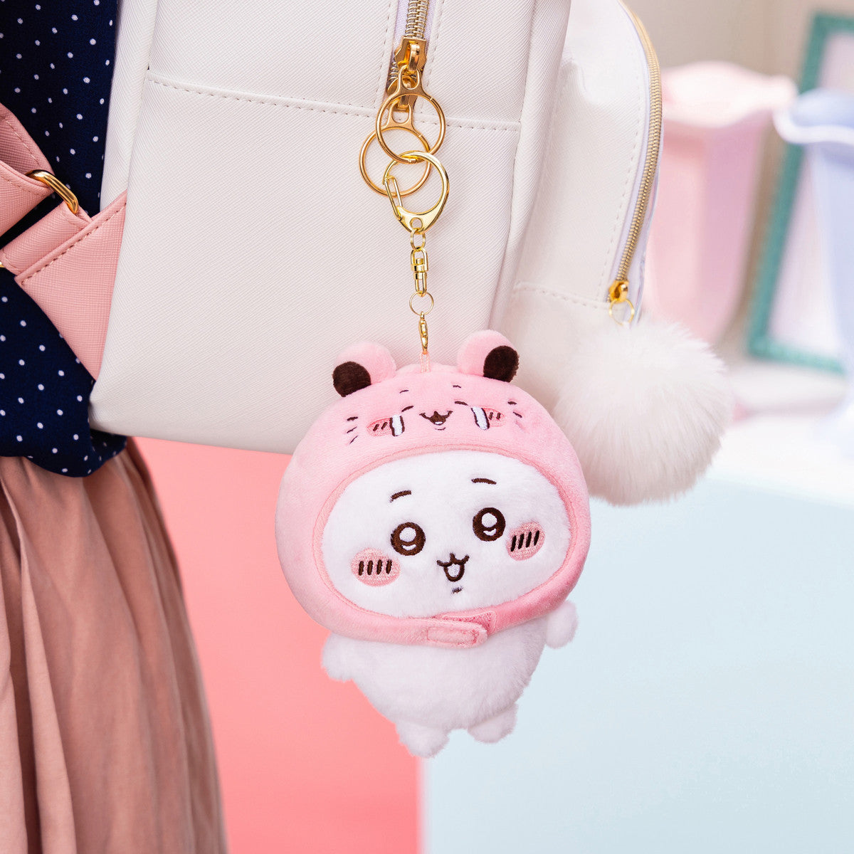 Chiikawa: Chiikawa Park Mascot Sized Ukiuki Plush Cap Otter