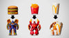McDonald's McDonald's x Evangelion Collaboration Miraculous Transformation Figure - Kidultverse