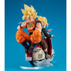 Mega House Desktop Real McCoy EX: Dragon Ball Z: Super Saiyan Goku, Gohan & Motorbike - Kidultverse