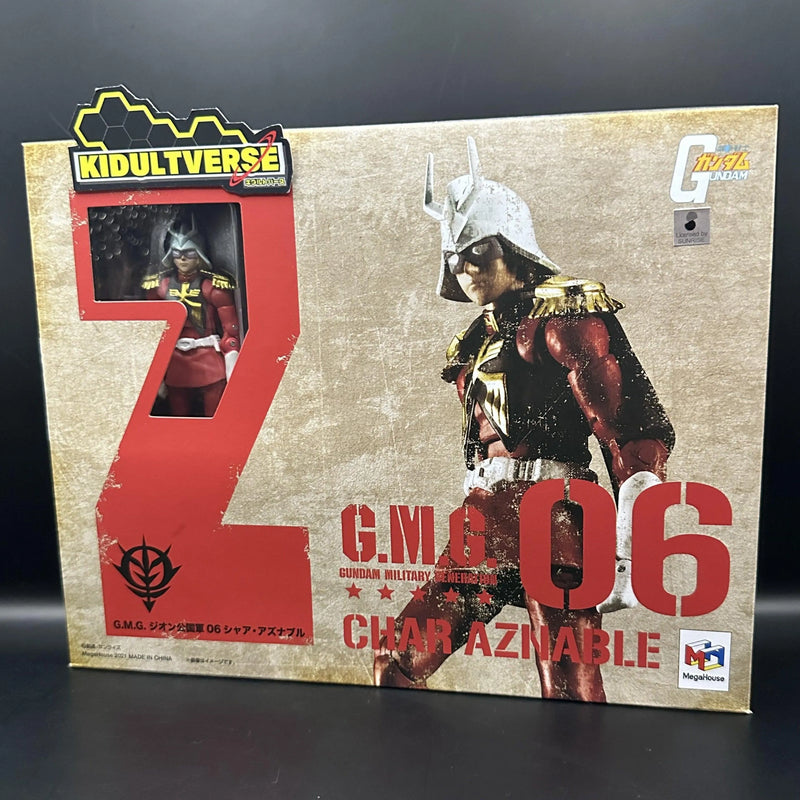 Mega House G.M.G. Gundam Military Generation 06 Zeon Soldier Char Aznable - Kidultverse