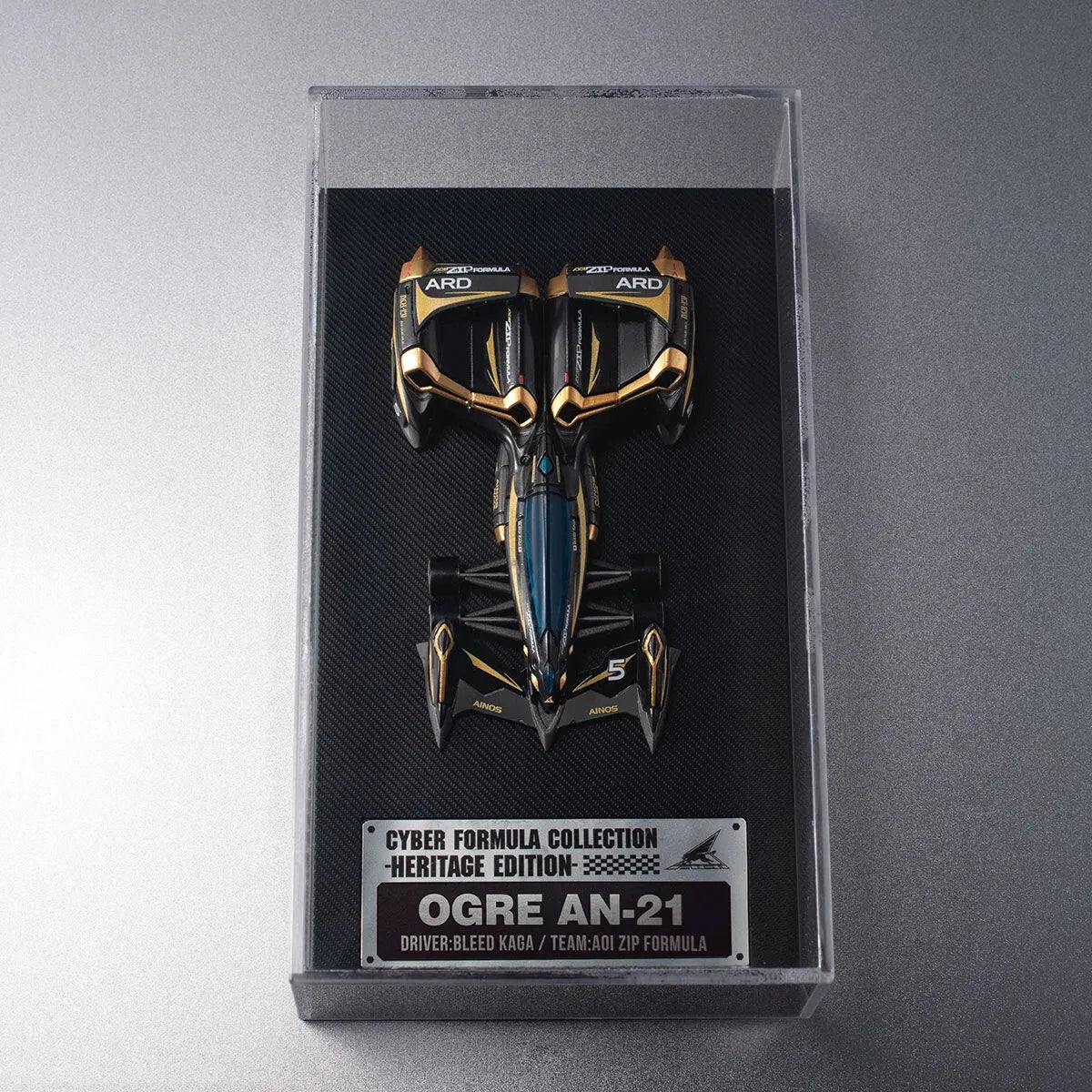 Mega House Heritage Edition Limited: Future GPX Cyber Formula SIN Ogre AN-21 [Circuit Mode Black Ver.] (P-Bandai) - Kidultverse