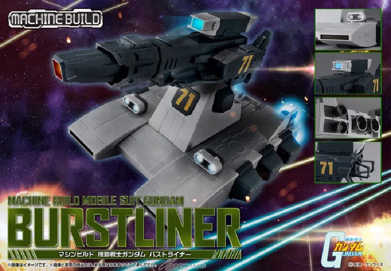 Mega House Machine Build Series Mobile Suit Gundam Bustliner - Kidultverse