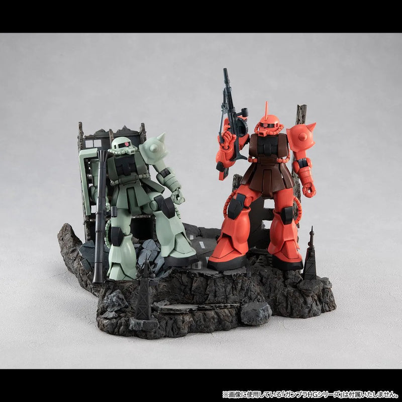 Mega House Realistic Model Series Gundam Structure GS02 Gundam 0079 Ruins of New York City [Design for HG 1/144] - Kidultverse