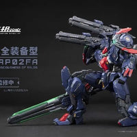 Progenitor Effect 1/72 MCT-AP02FA Marquis of Wucheng Full – full armour mecha in dark navy with green beam