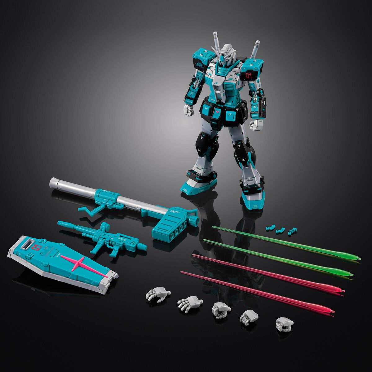 RG 1/144 RX-78-2 Gundam Ver.2.0 [Hatsune Miku Ver.] (P-Bandai