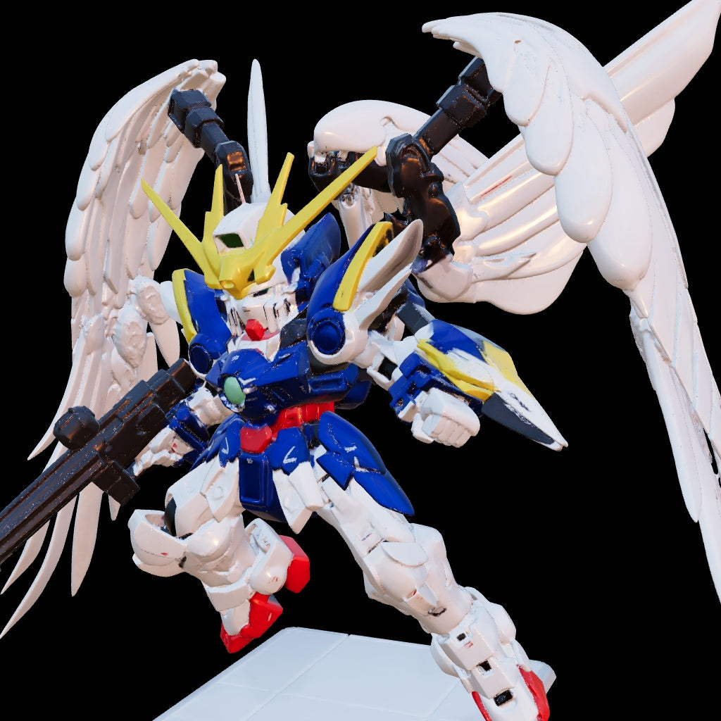 ロボット MGSD WING GUNDAM ZERO EW Bandai MGSD Wing Gundam Zero EW Model Kit - Walmart.com