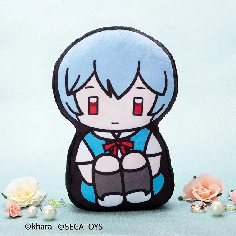 Sega Goods Evangelion: 2D Plush Figure: Rei Ayanami - Kidultverse