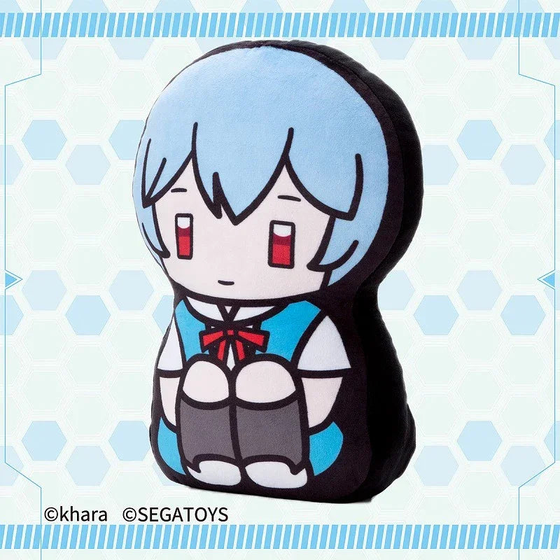 Sega Goods Evangelion: 2D Plush Figure: Rei Ayanami - Kidultverse