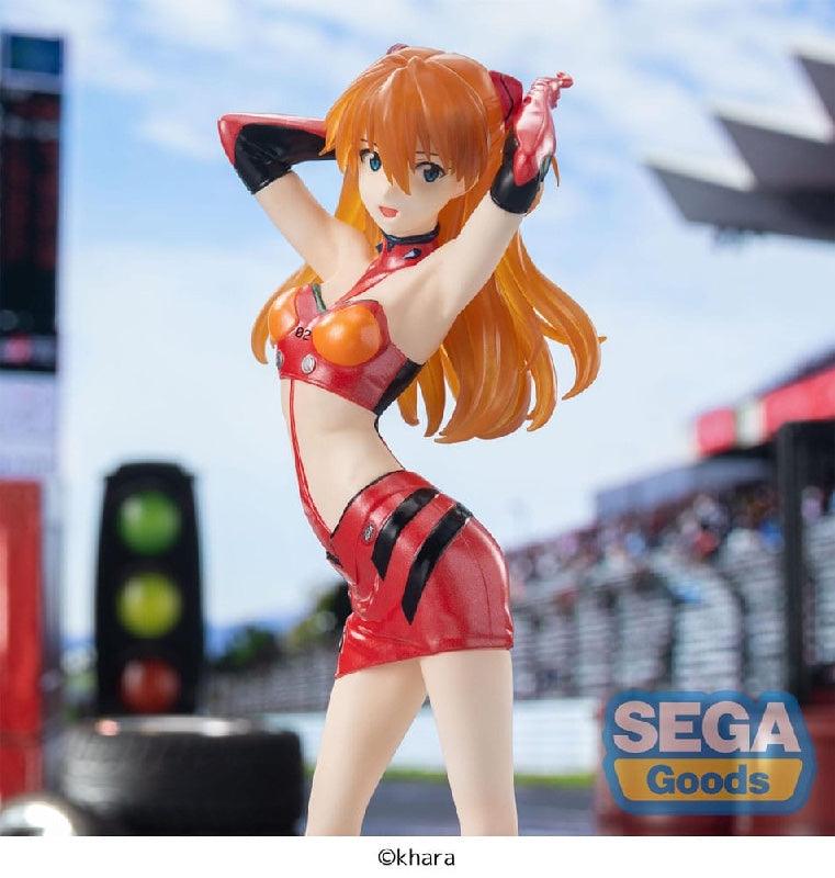 Sega Goods Evangelion: Luminasta Figure: Racing Asuka Shikinami Langley Pit Walk - Kidultverse