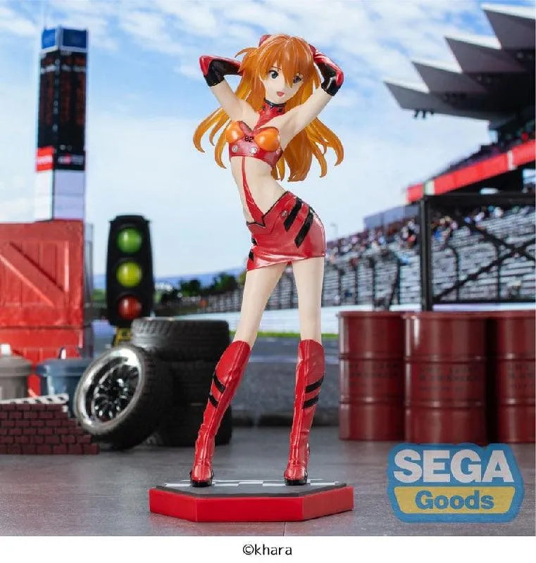 Sega Goods Evangelion: Luminasta Figure: Racing Asuka Shikinami Langley Pit Walk - Kidultverse