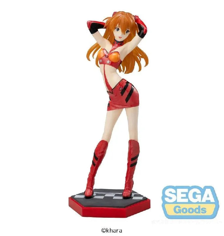 Sega Goods Evangelion: Luminasta Figure: Racing Asuka Shikinami Langley Pit Walk - Kidultverse
