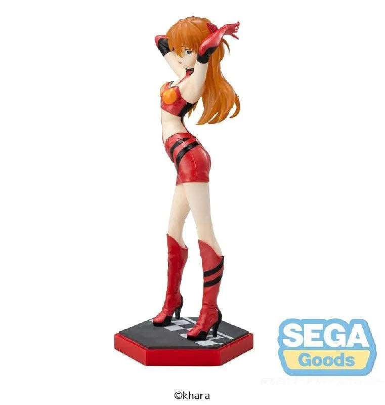 Sega Goods Evangelion: Luminasta Figure: Racing Asuka Shikinami Langley Pit Walk - Kidultverse