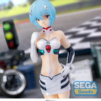 Sega Goods Evangelion: Luminasta Figure: Racing Rei Ayanami Pit Walk - Kidultverse