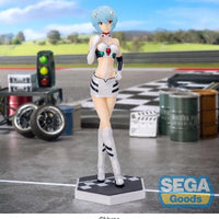 Sega Goods Evangelion: Luminasta Figure: Racing Rei Ayanami Pit Walk - Kidultverse