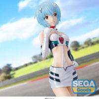 Sega Goods Evangelion: Luminasta Figure: Racing Rei Ayanami Pit Walk - Kidultverse