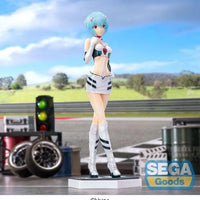 Sega Goods Evangelion: Luminasta Figure: Racing Rei Ayanami Pit Walk - Kidultverse