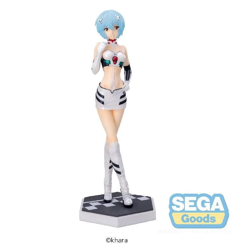 Sega Goods Evangelion: Luminasta Figure: Racing Rei Ayanami Pit Walk - Kidultverse