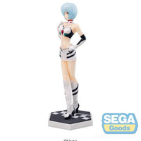 Sega Goods Evangelion: Luminasta Figure: Racing Rei Ayanami Pit Walk - Kidultverse