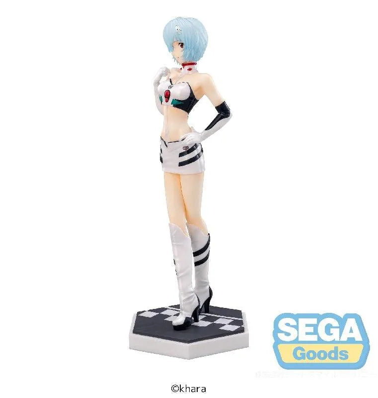 Sega Goods Evangelion: Luminasta Figure: Racing Rei Ayanami Pit Walk - Kidultverse