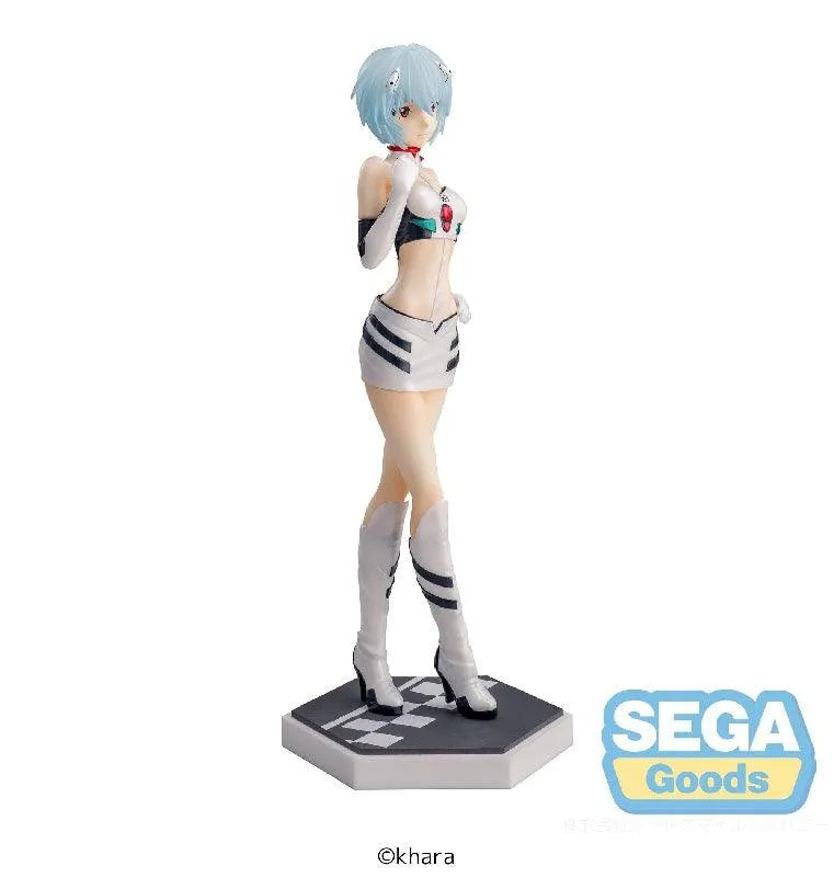 Sega Goods Evangelion: Luminasta Figure: Racing Rei Ayanami Pit Walk - Kidultverse