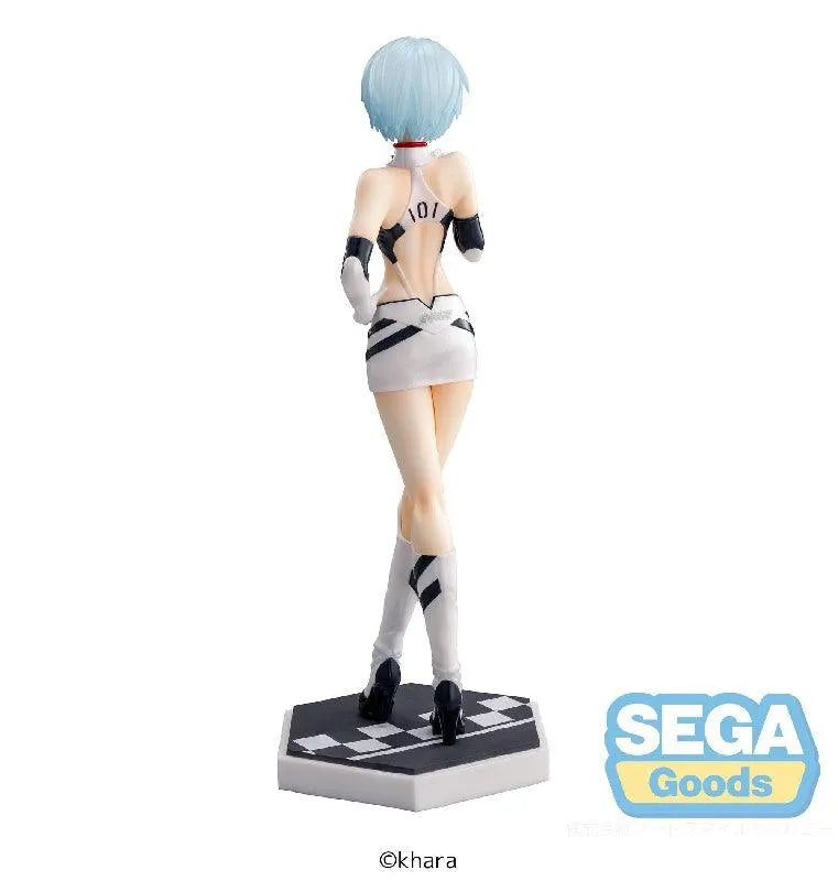 Sega Goods Evangelion: Luminasta Figure: Racing Rei Ayanami Pit Walk - Kidultverse