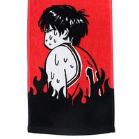 Shueisha Slam Dunk: Mera Mera Towel: Hanamichi & Rukawa [Red] - Kidultverse