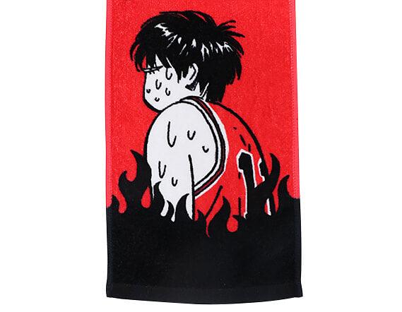 Shueisha Slam Dunk: Mera Mera Towel: Hanamichi & Rukawa [Red] - Kidultverse