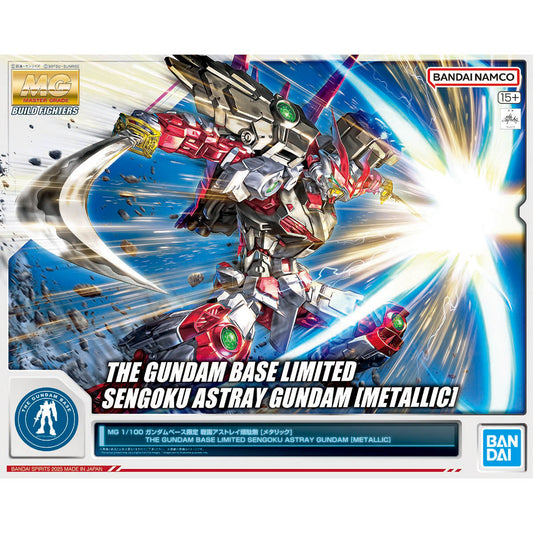 [Damaged Box] MG 1/100 The Gundam Base Limited Sengoku Astray Gundam [Metallic]