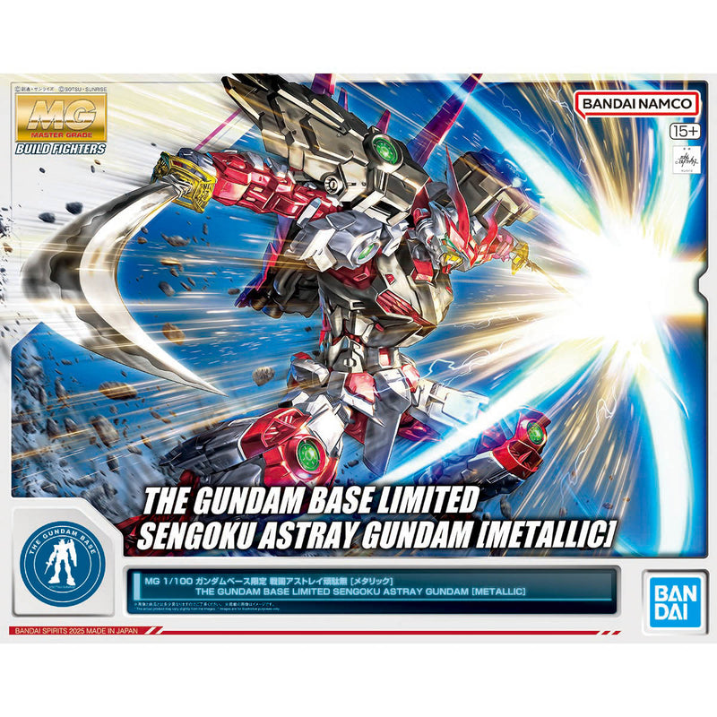 [Damaged Box] MG 1/100 The Gundam Base Limited Sengoku Astray Gundam [Metallic]